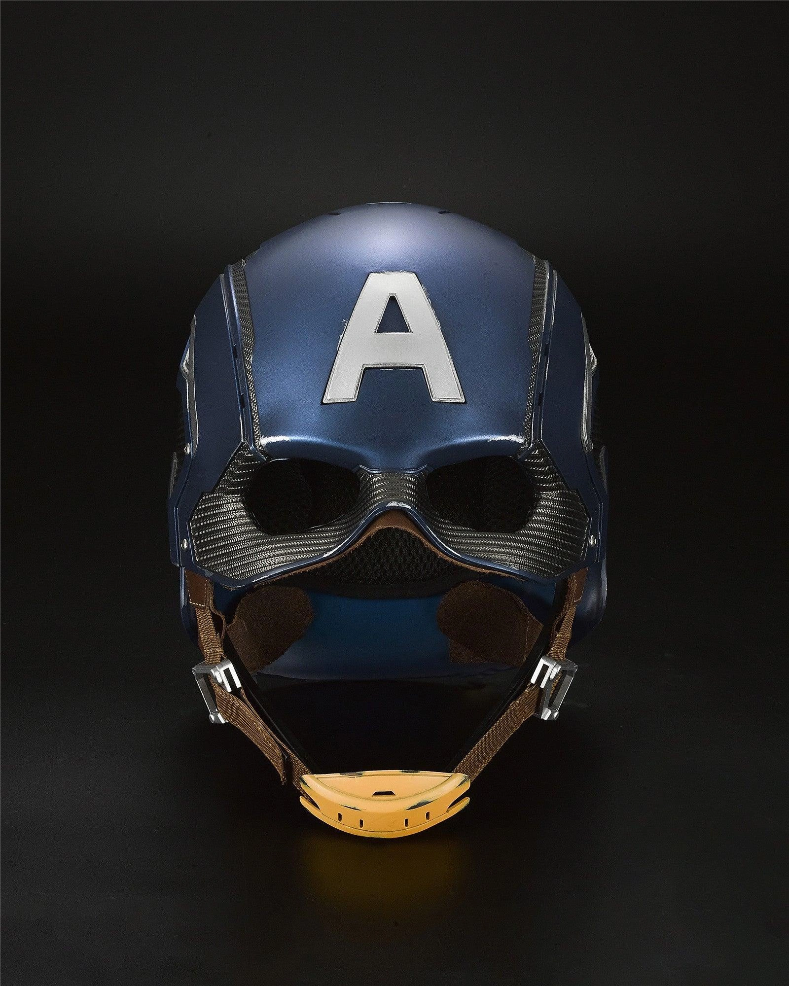 Avengers-Ready Captain America Head Mask – Ultimate Sound & Style!